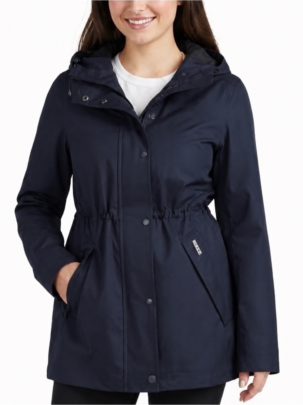 Hunter Black Hooded Utility Anorak Jacket